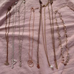 Variety of necklaces
